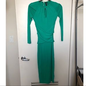 Marciano green midi dress